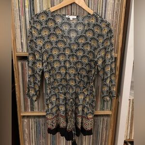 DR2 romper with cut out shoulder design